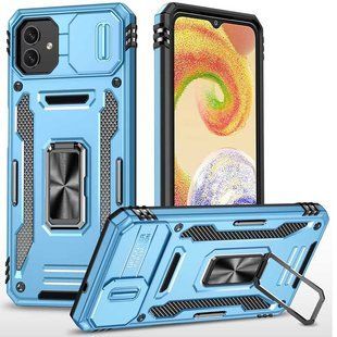Ударостійкий чохол Camshield Army Ring для Samsung Galaxy A05 Блакитний / Light Blue