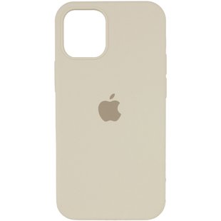 Чехол Silicone Case Full Protective (AA) для Apple iPhone 16 Plus (6.7") Бежевый / Antigue White