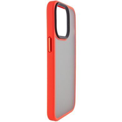 TPU+PC чехол Metal Buttons для Apple iPhone 14 / 13 (6.1") Красный / Red