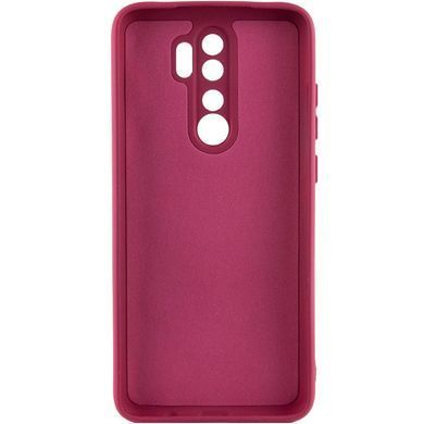 Чохол TPU GETMAN Liquid Silk Full Camera для Xiaomi Redmi 9 Бордовий / Marsala