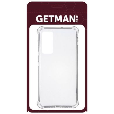 TPU чехол GETMAN Ease logo усиленные углы для Samsung Galaxy S20 Бесцветный (прозрачный)