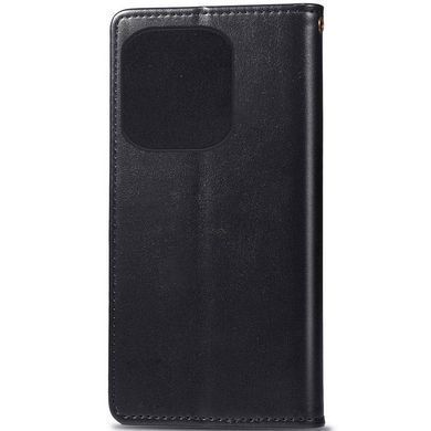 Кожаный чехол книжка GETMAN Gallant (PU) для TECNO Spark 10 Pro Черный