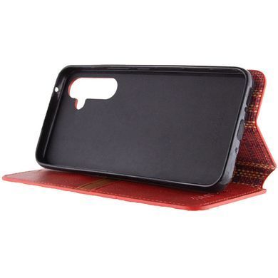 Шкіряний чохол книжка GETMAN Cubic (PU) для Samsung Galaxy A55 Червоний