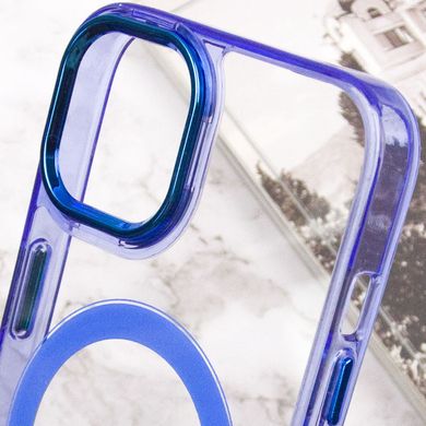 Чехол TPU Iris with MagSafe для Apple iPhone 13 (6.1") Синий