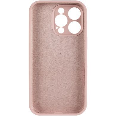 Чохол Silk Full Camera Protective (AA) NO LOGO для Apple iPhone 16 Pro (6.3") Рожевий / Pink Sand