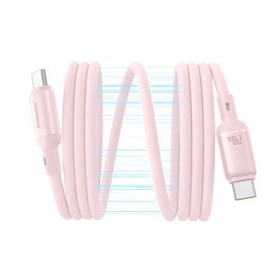Дата кабель Baseus PicoGo Magnetic Liquid Silicone Type-C to Type-C 240W (1m) (P10376800) Baby Pink