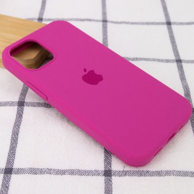Чехол Silicone Case Full Protective (AA) для Apple iPhone 12 Pro Max (6.7") Малиновый / Dragon Fruit