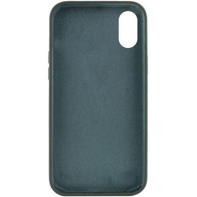 Чехол Silk Full Protective (AA) NO LOGO для Apple iPhone X / XS (5.8") Зеленый / Cyprus Green