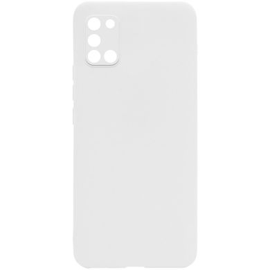 Силиконовый чехол Candy Full Camera для Samsung Galaxy A31 Белый / White