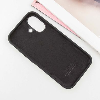 Чехол Silicone Case Full Protective (AA) для Apple iPhone 16 (6.1") Черный / Black