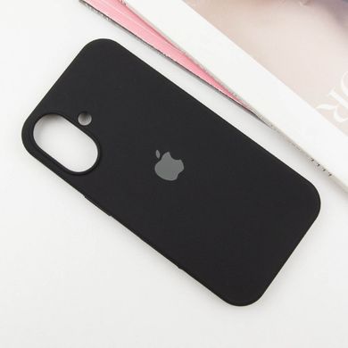 Чехол Silicone Case Full Protective (AA) для Apple iPhone 16 (6.1") Черный / Black