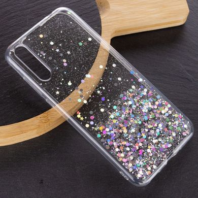 TPU чехол Star Glitter для Huawei Y8p (2020) / P Smart S Прозрачный