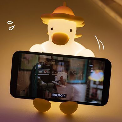 Ночник QW-D18 Duckling White / Yellow
