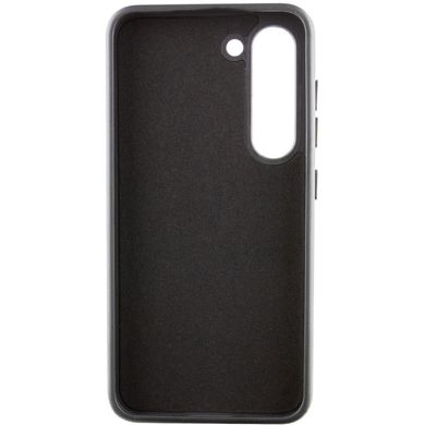 Шкіряний чохол Bonbon Leather Metal Style для Samsung Galaxy S22+ Чорний / Black
