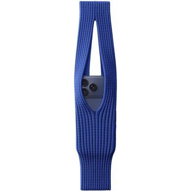 Вязаная сумка Pleated Pocket для iPhone (Size L) Blue