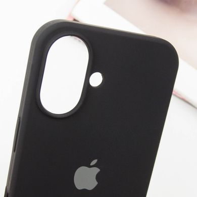 Чехол Silicone Case Full Protective (AA) для Apple iPhone 16 (6.1") Черный / Black