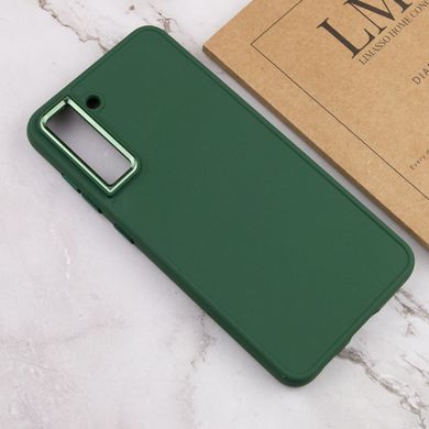 TPU чохол Bonbon Metal Style для Samsung Galaxy S24+ Зелений / Army green