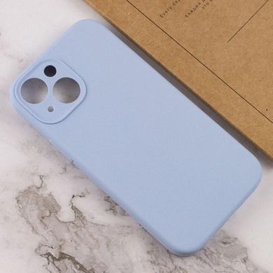 Чехол Silk Full Camera Protective (AA) NO LOGO для Apple iPhone 15 (6.1") Голубой / Lilac Blue