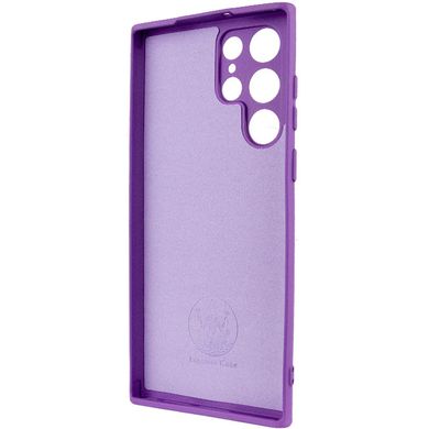 Чехол Silicone Cover Lakshmi Full Camera (A) для Samsung Galaxy S22 Ultra Фиолетовый / Purple