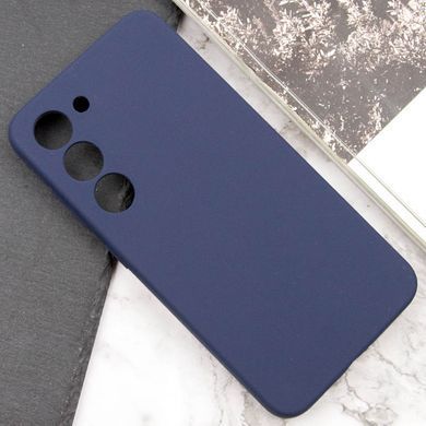 Чехол Silicone Cover Lakshmi Full Camera (AAA) для Samsung Galaxy S22 Темно-синий / Midnight blue