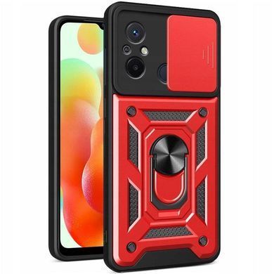 Чехол Ummi Camshield Serge Ring для Xiaomi Redmi 12C Красный / Red