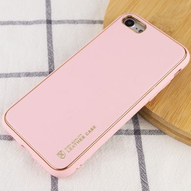 Шкіряний чохол Xshield для Apple iPhone 7 / 8 / SE (2020) (4.7") Рожевий / Pink