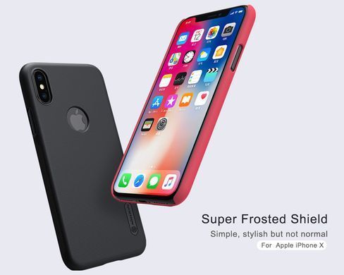 Чехол Nillkin Matte для Apple iPhone X (5.8") / XS (5.8") Красный