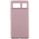 Чохол Silicone Cover Lakshmi (A) для Google Pixel 6 Рожевий / Pink Sand фото 1