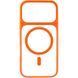 Чохол TPU+PC GETMAN Moon Clear with MagSafe для Apple iPhone 17 (6.3") Orange фото 2