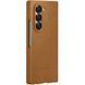 Уценка Кожаный чехол Leather Case (AAA) для Samsung Galaxy Z Fold6 Вскрытая упаковка / Brown фото 3