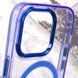 Чохол TPU Iris with Magnetic Fit для Apple iPhone 14 Pro Max (6.7") Синій фото 6