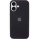 Чехол Silicone Case Full Protective (AA) для Apple iPhone 16 (6.1") Черный / Black фото 1