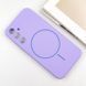 Чохол Silicone Cover Lakshmi Full Camera (AA) with Magnetic Fit для Samsung Galaxy S25 FE Бузковий / Dasheen