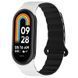 Ремінець Dual-color Magnetic для Xiaomi Mi Band 9/8/10 White / Black фото 1