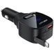 АЗУ Acefast B17 PD30W+QC3.0 total 95W (1USB-A/1C) with retractable cable Type-C Black фото 2