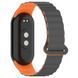 Ремешок Dual-color Magnetic для Xiaomi Mi Band 9/8/10 Gray / Orange фото 2