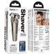 Портативна електробритва Hoco HP39 Three-head shaver Metal gray фото 5