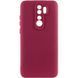 Чехол TPU GETMAN Liquid Silk Full Camera для Xiaomi Redmi 9 Бордовый / Marsala
