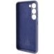 Чехол Silicone Cover Lakshmi Full Camera (AAA) для Samsung Galaxy S22 Темно-синий / Midnight blue фото 4