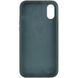 Чехол Silk Full Protective (AA) NO LOGO для Apple iPhone X / XS (5.8") Зеленый / Cyprus Green фото 2