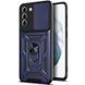 Чехол Ummi Camshield Serge Ring для Samsung Galaxy S21+ Синий / Navy фото 1