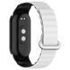 Ремінець Dual-color Magnetic для Xiaomi Mi Band 9/8/10 White / Black фото 2
