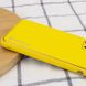 Кожаный чехол Xshield для Apple iPhone 12 (6.1") Желтый / Yellow фото 3
