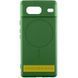 Чехол Silicone Cover Lakshmi Full Camera (AA) with Magnetic Fit для Google Pixel 8a Зеленый / Dark green