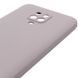 Чохол TPU GETMAN Liquid Silk Full Camera для Xiaomi Redmi Note 9s / Note 9 Pro / Note 9 Pro Max Сірий / Lavender фото 4