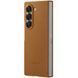 Уценка Кожаный чехол Leather Case (AAA) для Samsung Galaxy Z Fold6 Вскрытая упаковка / Brown фото 4
