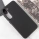 Кожаный чехол Bonbon Leather Metal Style для Samsung Galaxy S22+ Черный / Black фото 4