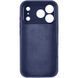 Чехол Silk Full Camera Protective (AA) NO LOGO для Apple iPhone 17 Pro Max (6.9") Синий / Deep navy фото 3