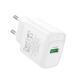 МЗП Hoco C140A Smart QC3.0 18W (1USB-A) White фото 4