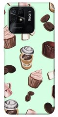 Чехол itsPrint Coffee and sweets для Xiaomi Redmi 10C